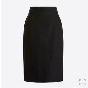 J Crew Black Pencil Skirt